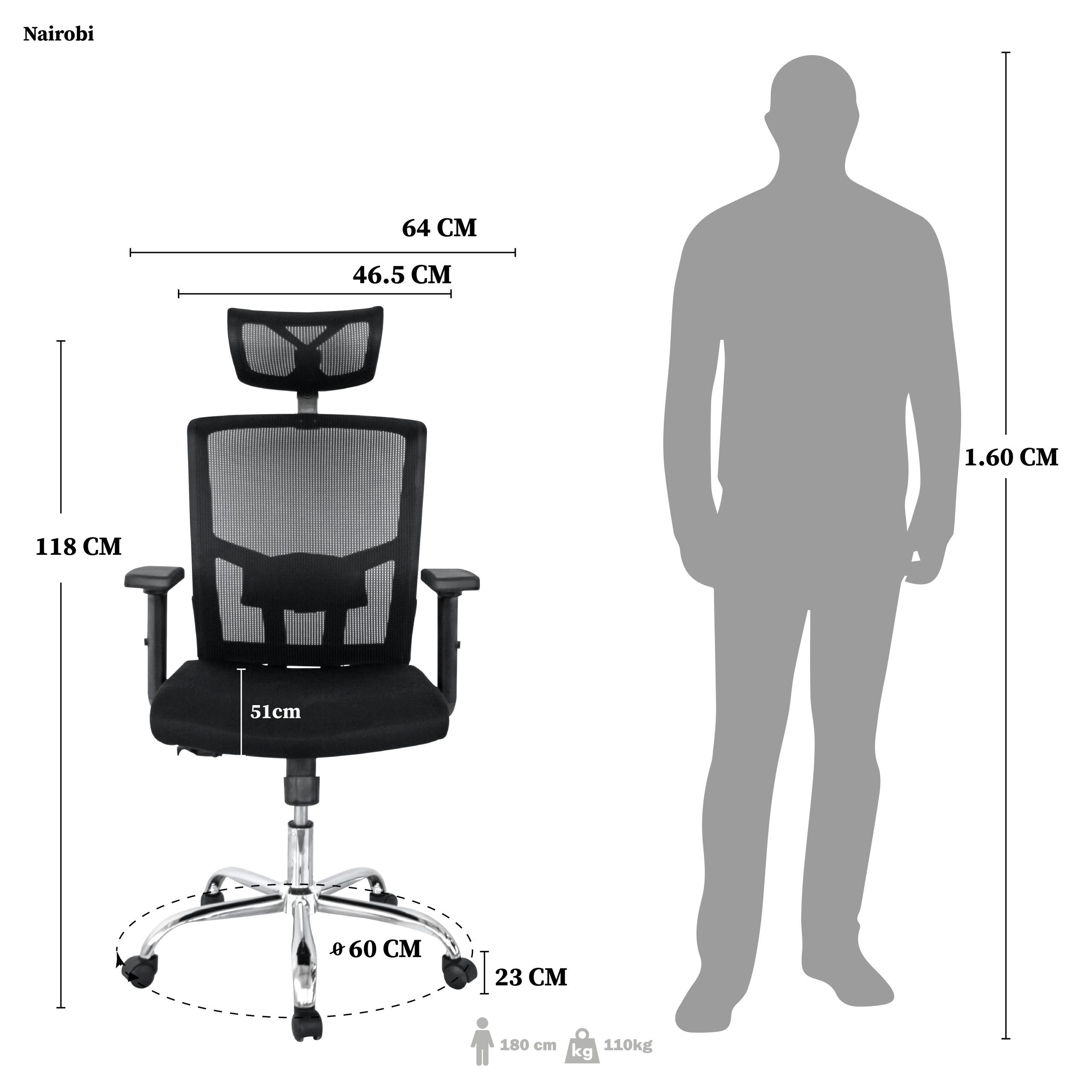 SILLA DE OFICINA SOCORRO PRESIDENTE PREMIUM - Image 7