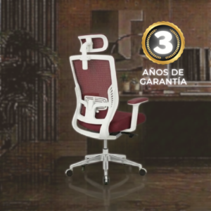 SILLA DE OFICINA MARAKARI PRESIDENTE PREMIUM ROJO