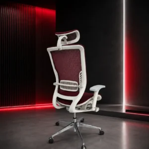 SILLA DE OFICINA MARAKARI PRESIDENTE PREMIUM ROJO