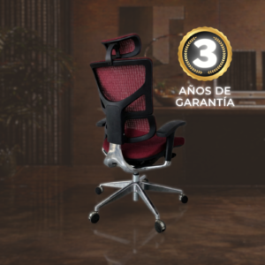 SILLA DE OFICINA TIANINA PRESIDENTE PREMIUM ROJA